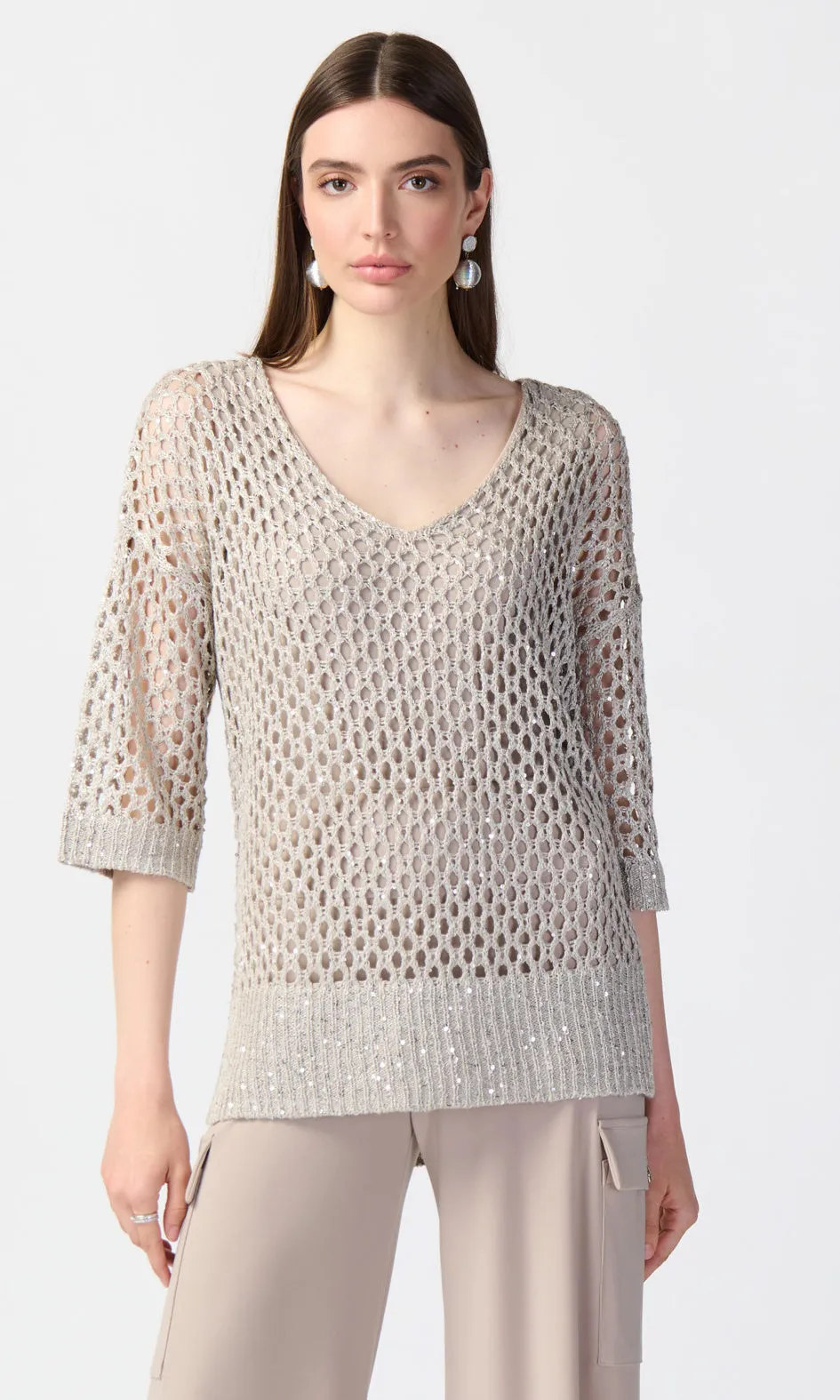 Ribkoff Open Stitch Sweater sold by Revolution Boutique product image thumbnail 2