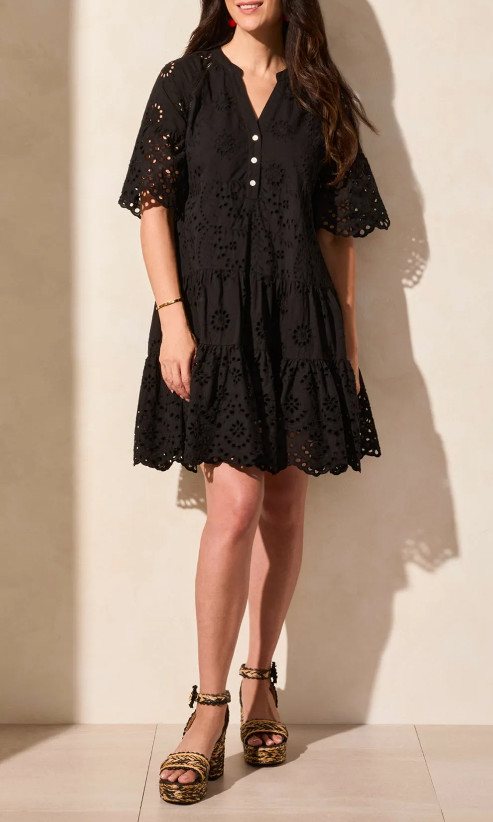 Cotton Eyelet Dress sold by Revolution Boutique