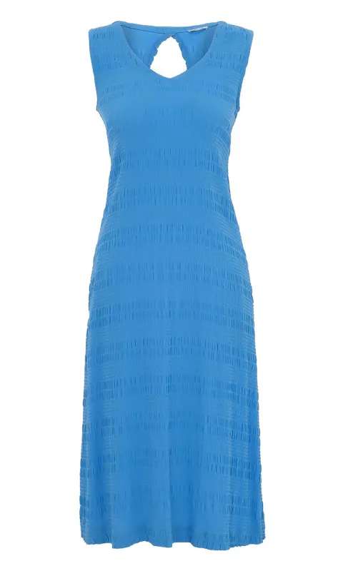 Crinkle V-Neck Sleevless Dress sold by Revolution Boutique