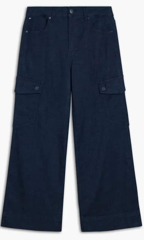 Hi Waist Flare Leg Ankle Denim sold by Revolution Boutique