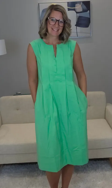 Front Pleat Dress sold by Revolution Boutique