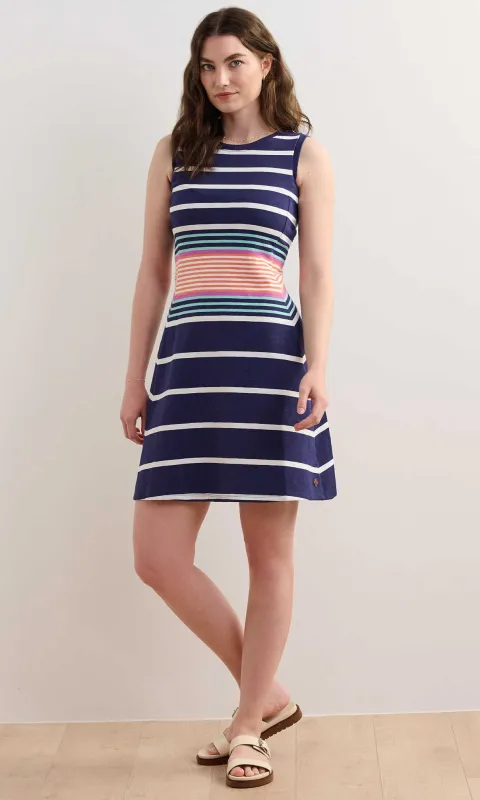 Fit And Flare Stripe Dress sold by Revolution Boutique