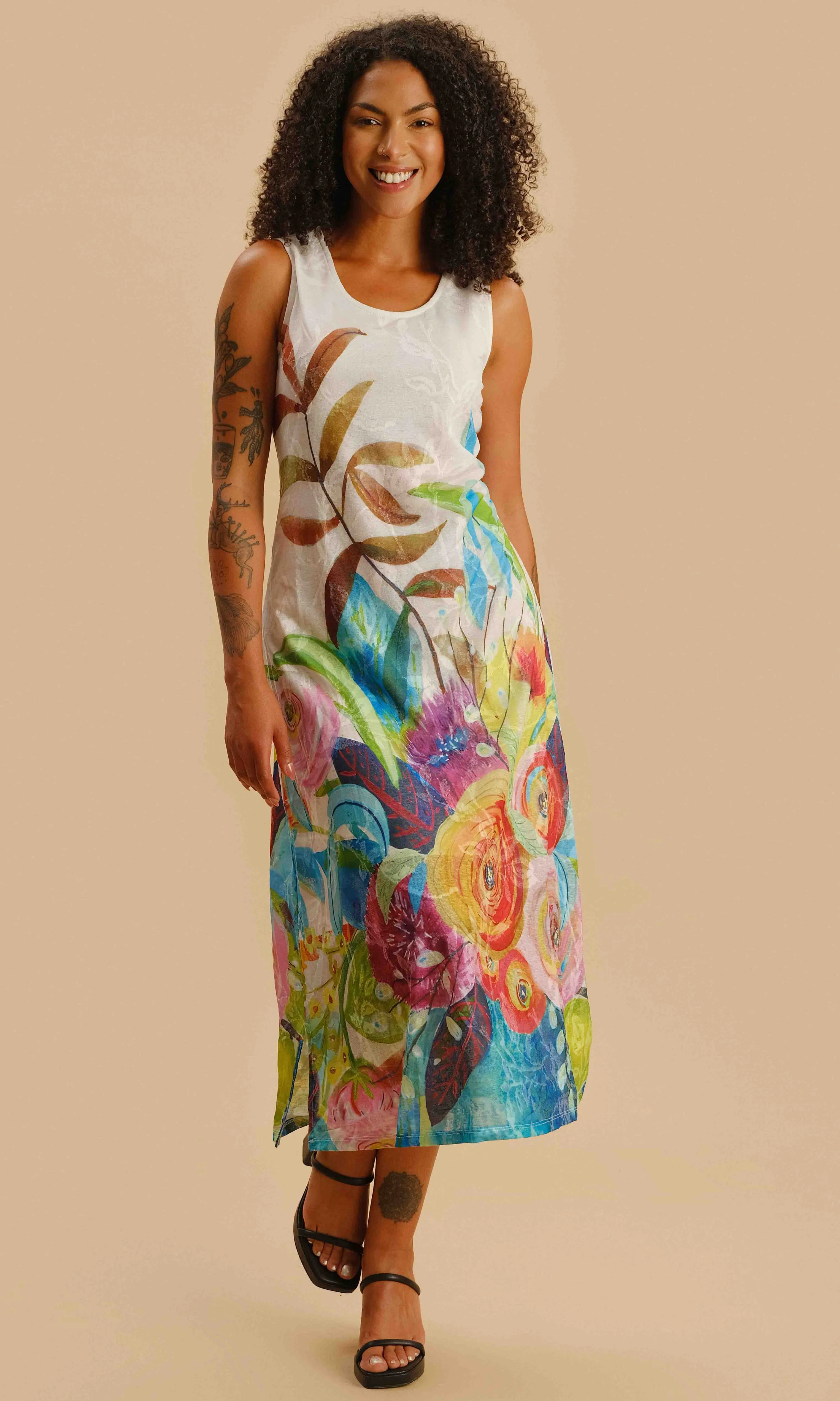 Floral Maxi Dress sold by Revolution Boutique