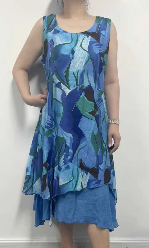 Chiffon Overlay Dress sold by Revolution Boutique