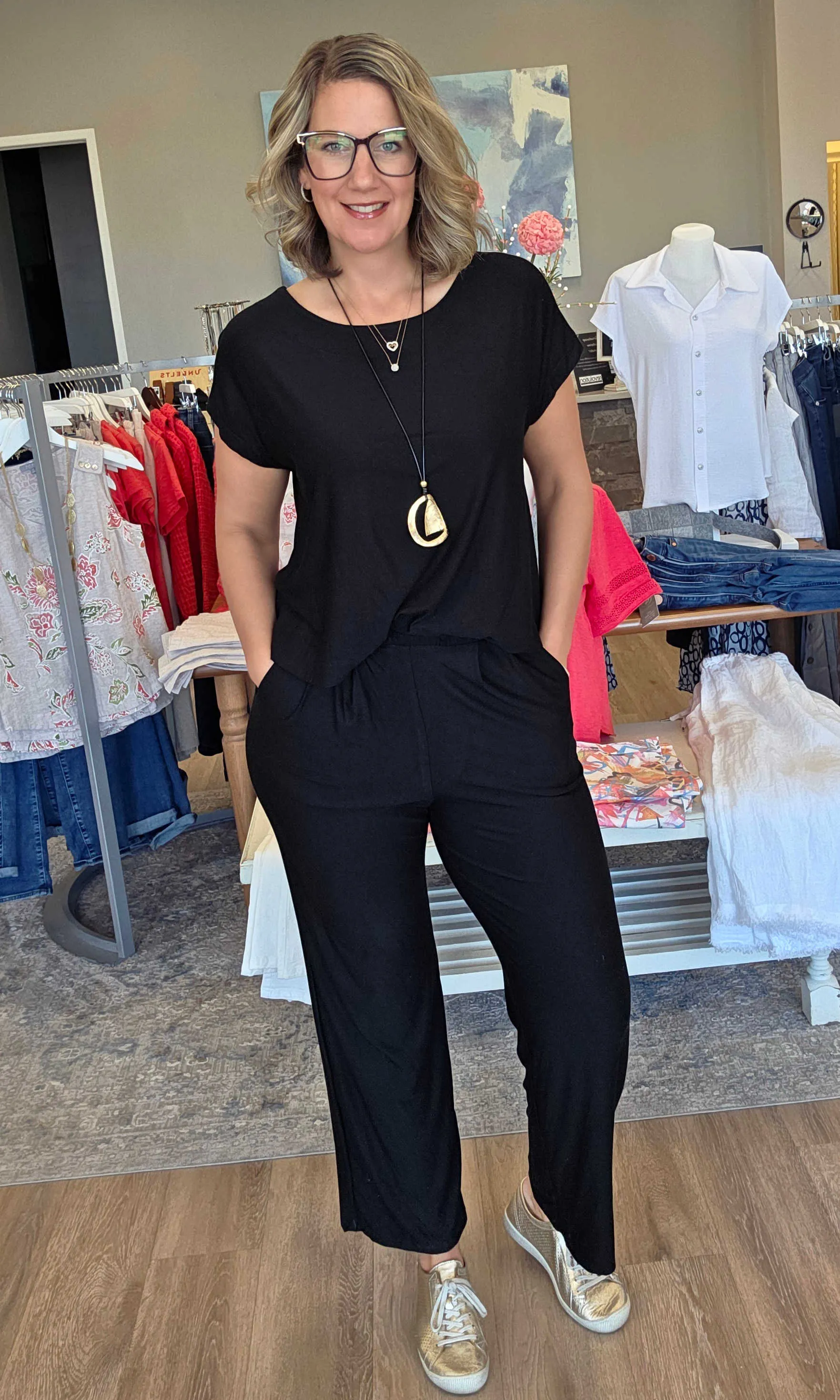 Bamboo Cap Sleeve Jumper sold by Revolution Boutique