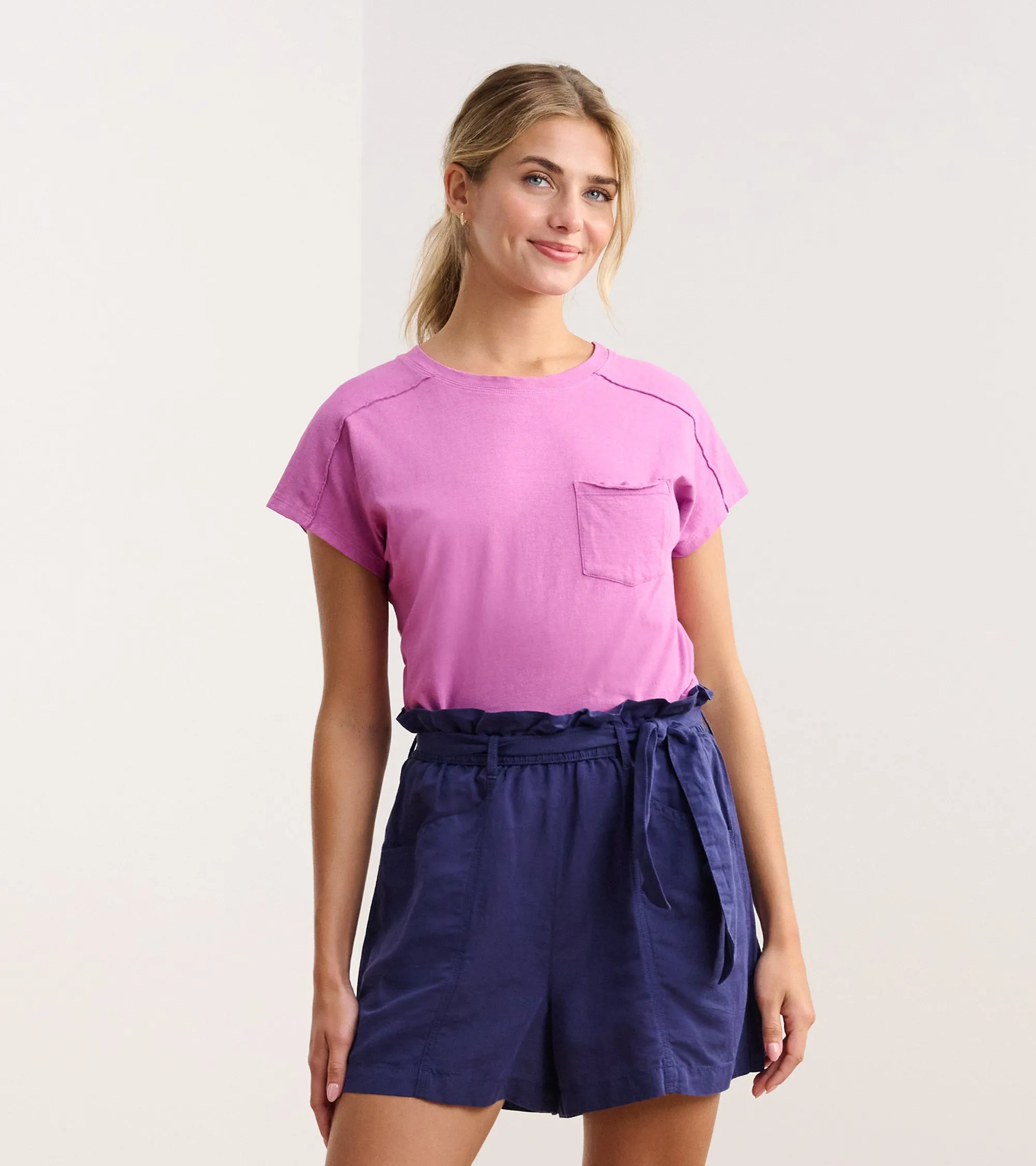 Cotton Slouchy Pocket Tee sold by Revolution Boutique product image thumbnail 3