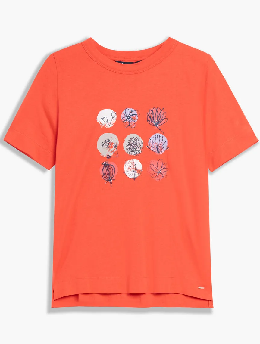 Flower Detail Cotton Top sold by Revolution Boutique