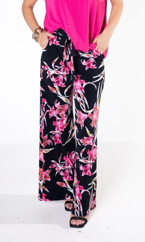 Belted Tropical Jersey Pant sold by Revolution Boutique