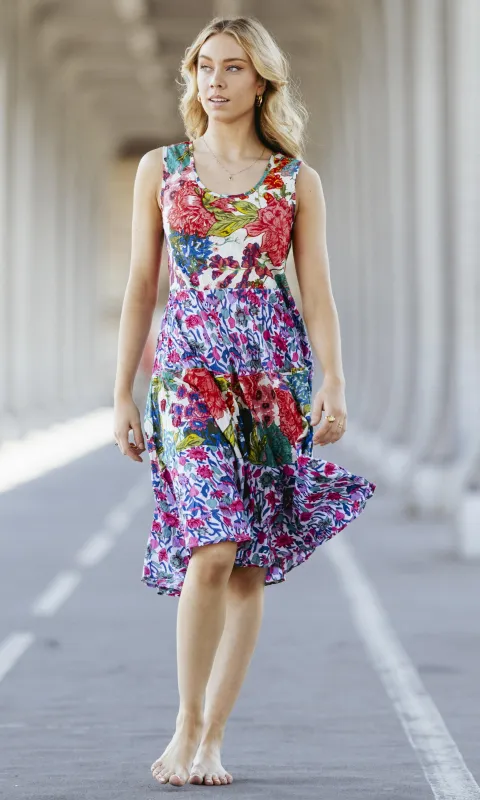 Floral Midi Dress sold by Revolution Boutique