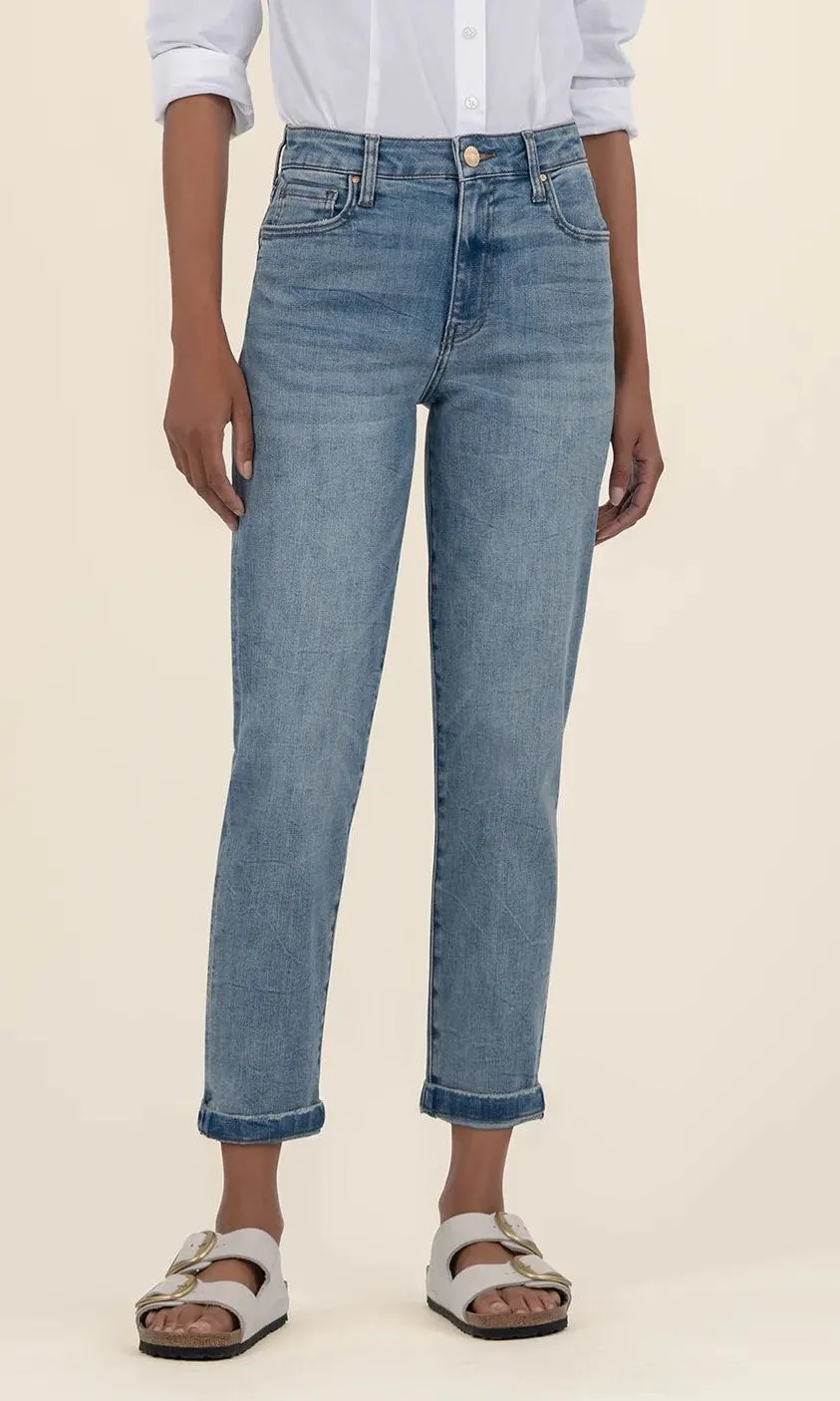 Cuffed Hem Cropped Denim sold by Revolution Boutique