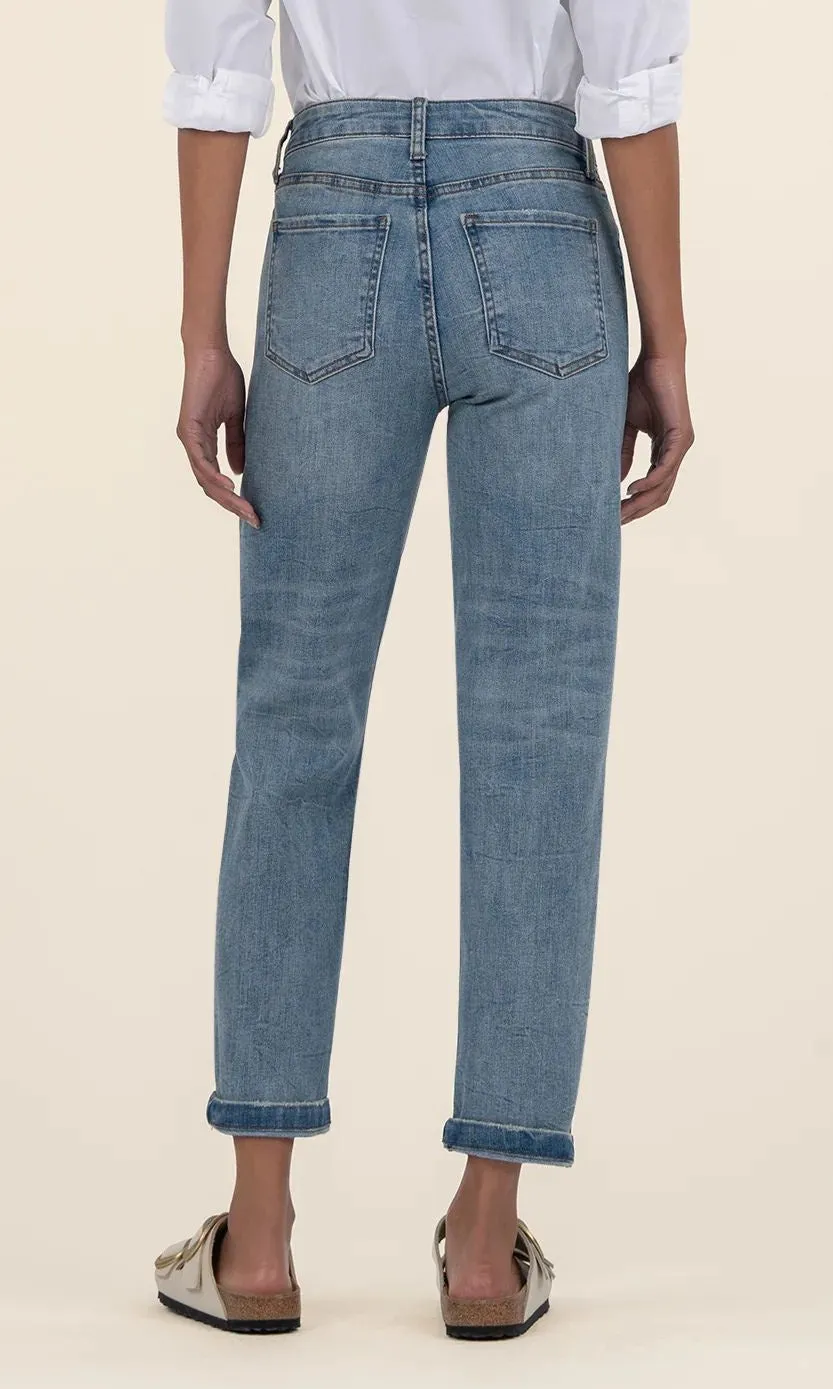 Cuffed Hem Cropped Denim sold by Revolution Boutique product image thumbnail 2