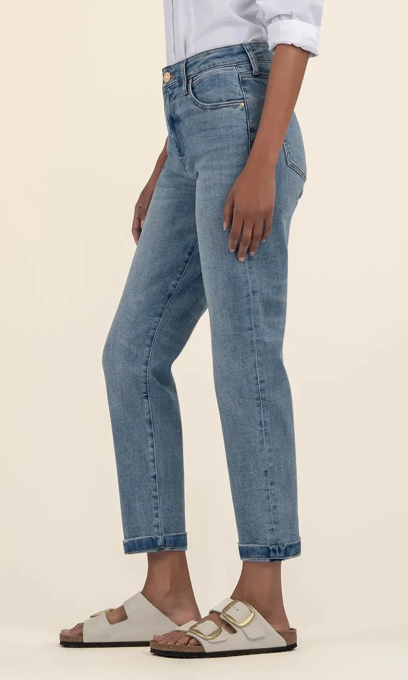 Cuffed Hem Cropped Denim sold by Revolution Boutique product image thumbnail 3