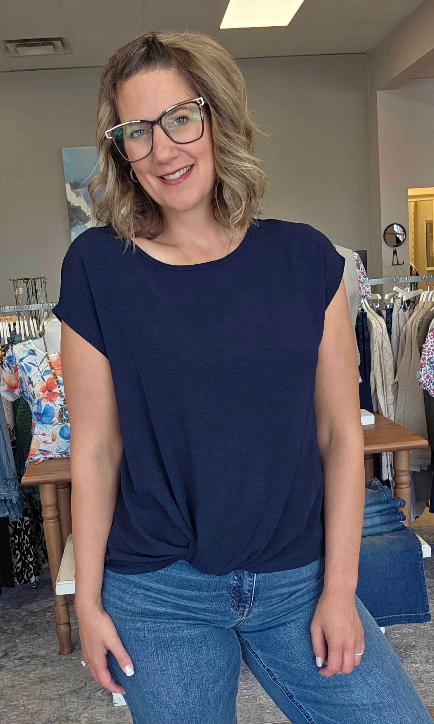 Knot Front Top sold by Revolution Boutique product image thumbnail 2