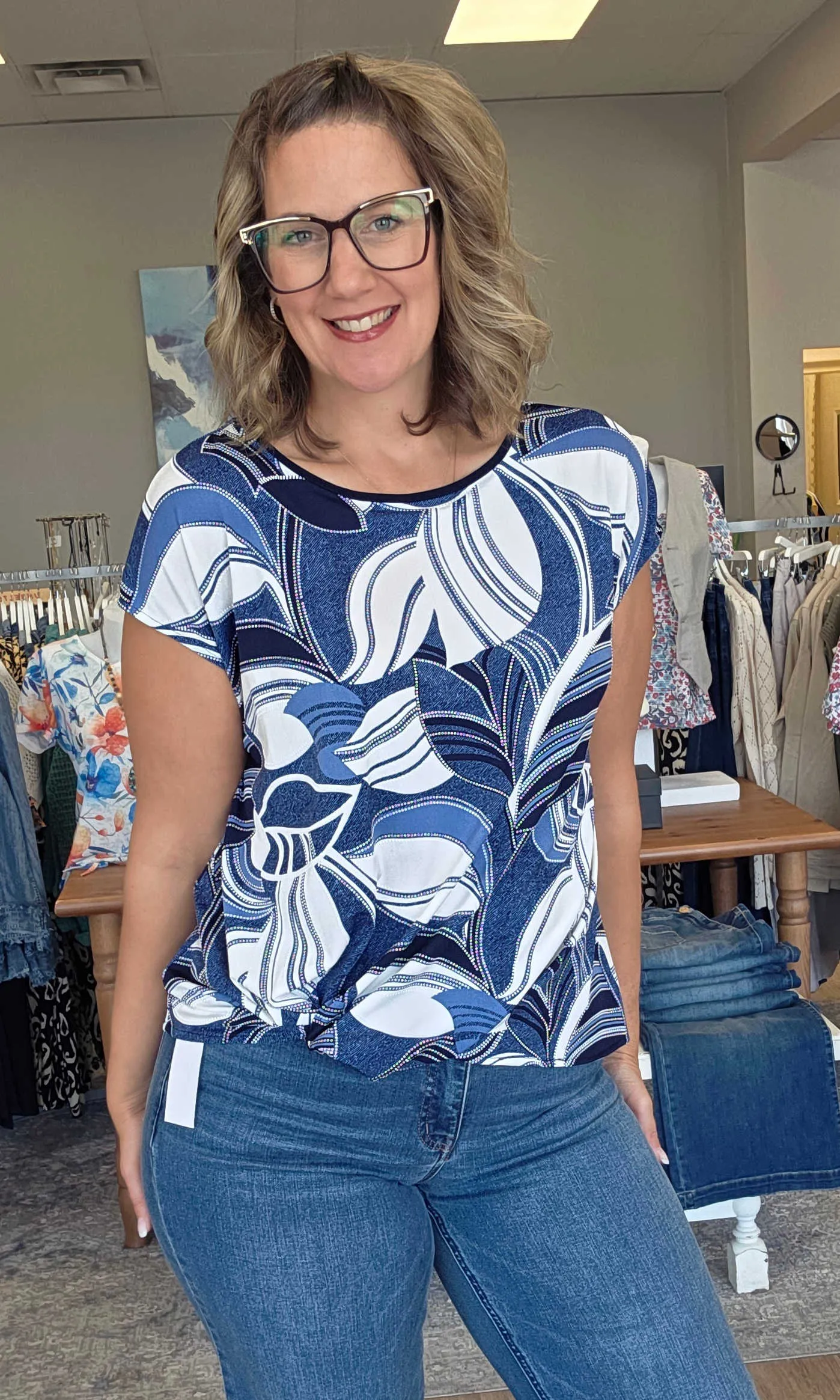 Knot Front Top sold by Revolution Boutique