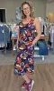 Tropical Print Midi Dress sold by Revolution Boutique