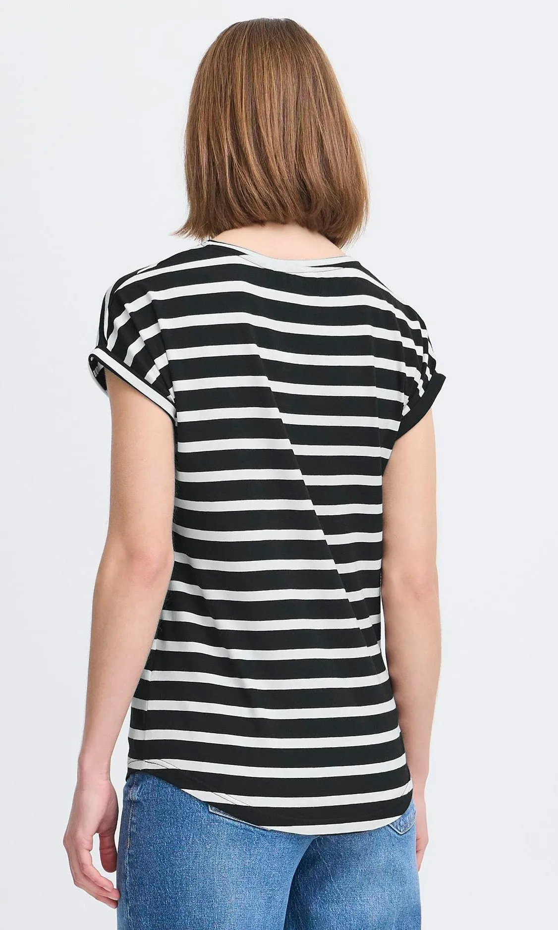 Rolled Cuff Organic Tee sold by Revolution Boutique product image thumbnail 2