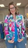 Playful Floral Knit Jacket sold by Revolution Boutique