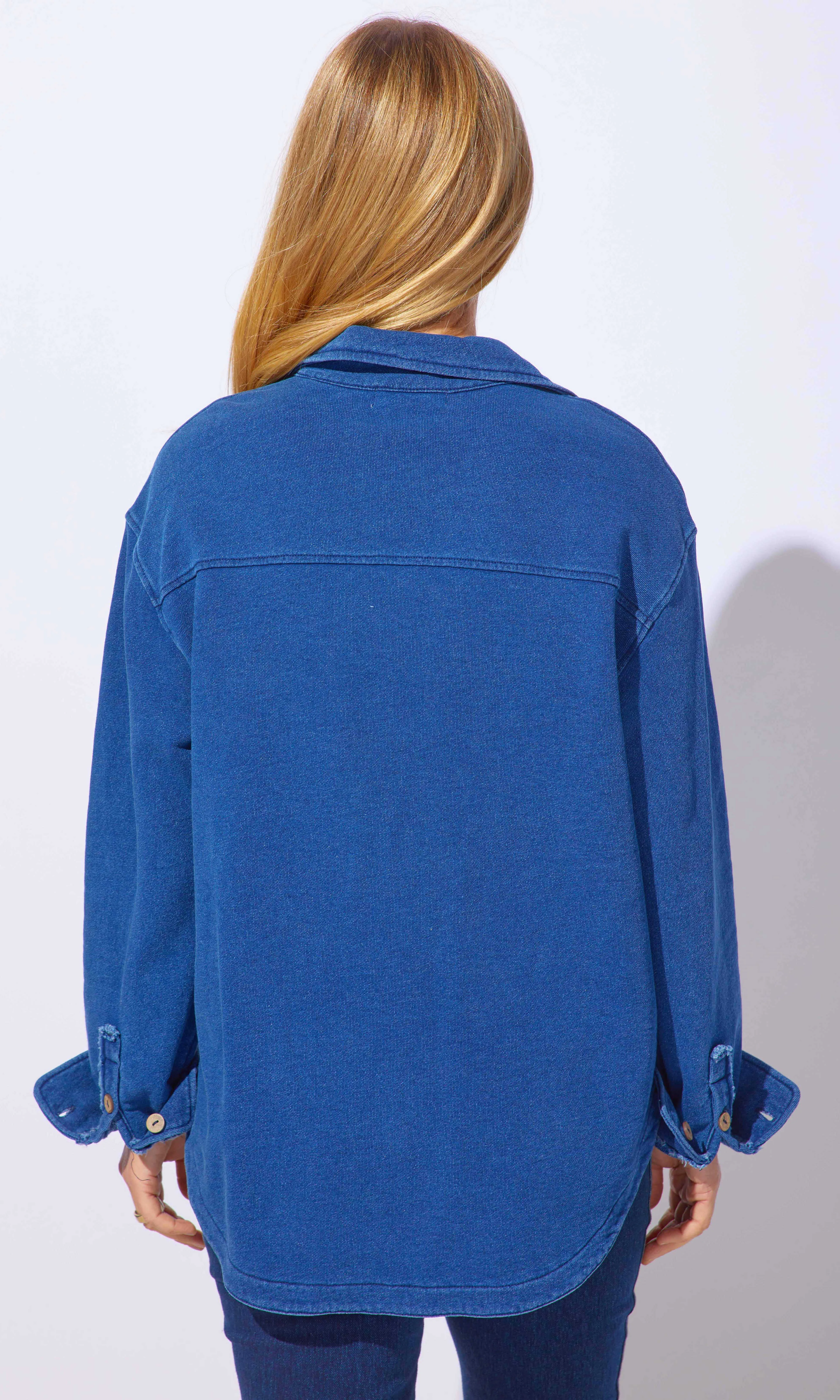 Raw Edge Detail Shacket sold by Revolution Boutique product image thumbnail 2