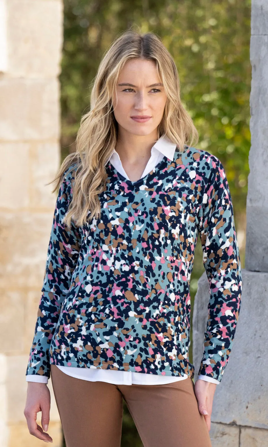 Lightweight V-Neck Sweater sold by Revolution Boutique