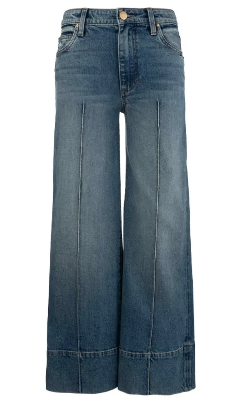 Pintuck Wide Leg Denim sold by Revolution Boutique
