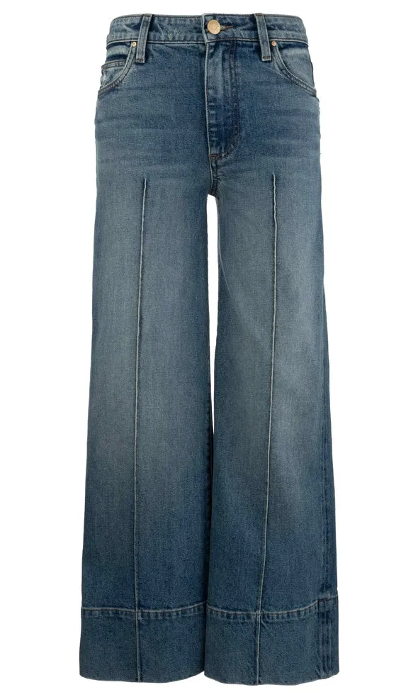 Pintuck Wide Leg Denim sold by Revolution Boutique