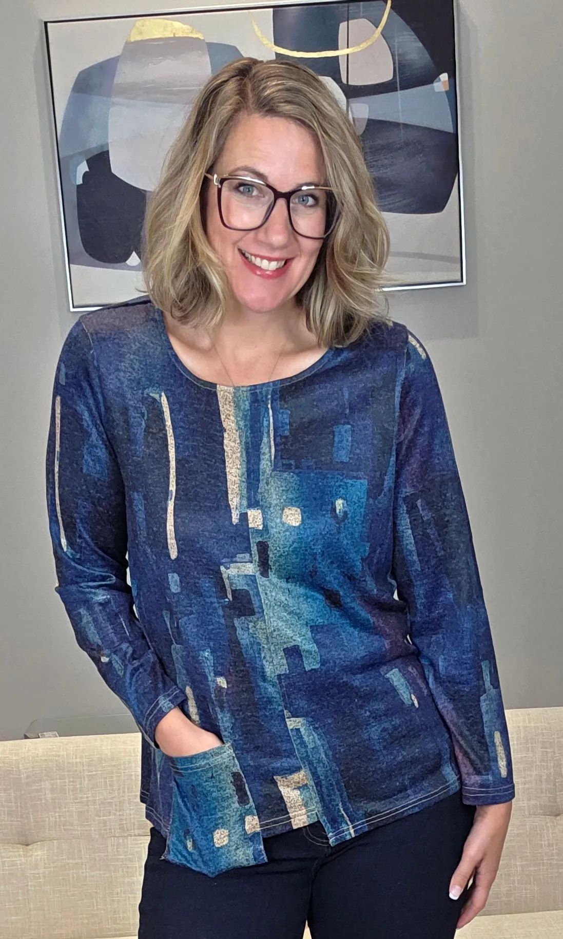 Asymmetrical Pocket Top sold by Revolution Boutique product image thumbnail 2