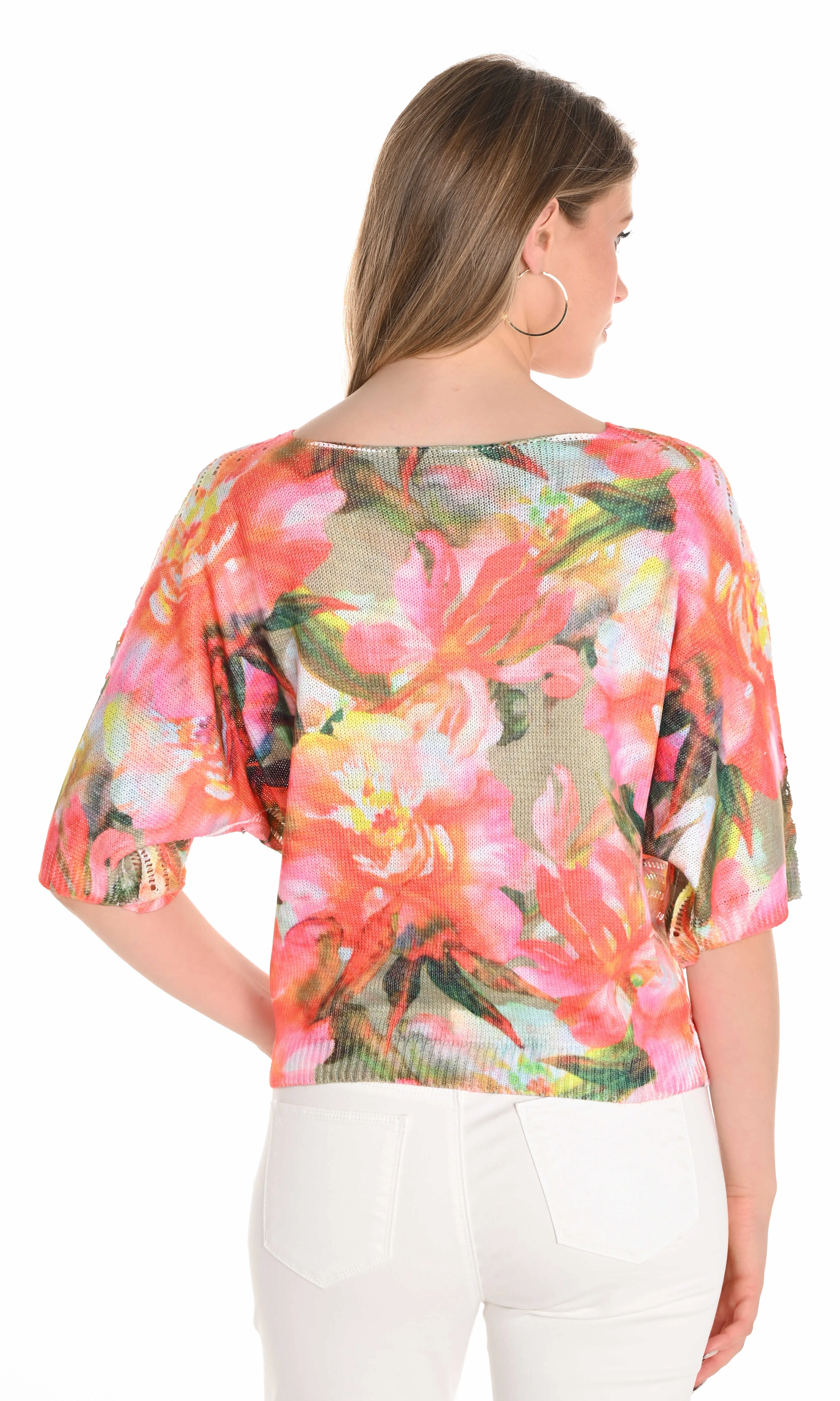 Floral Dolman Top sold by Revolution Boutique product image thumbnail 2