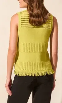 Fringed-Hem Cotton Knit Sweater sold by Revolution Boutique product image thumbnail 3