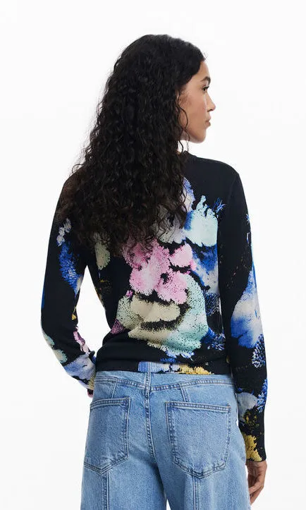 Desigual Floral Ribbed Hem Top sold by Revolution Boutique product image thumbnail 2