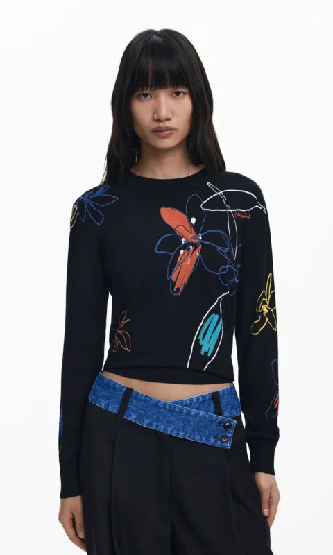 Desigual Floral Detail Top sold by Revolution Boutique