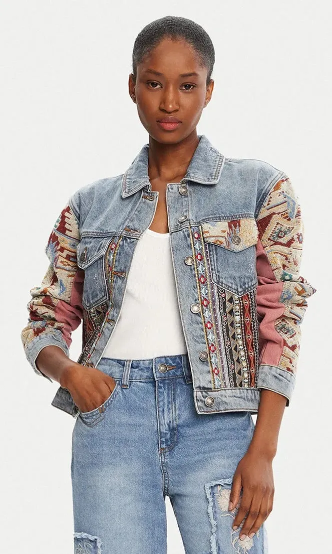 Desigual Denim Jacket sold by Revolution Boutique