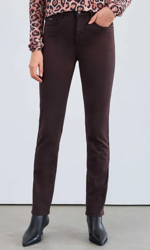 Five Pocket High Rise Straight sold by Revolution Boutique