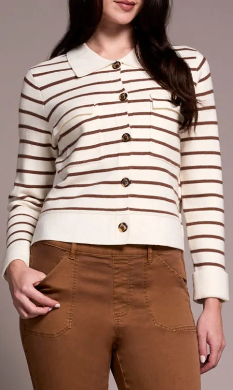 Collared Sweater Cardigan sold by Revolution Boutique