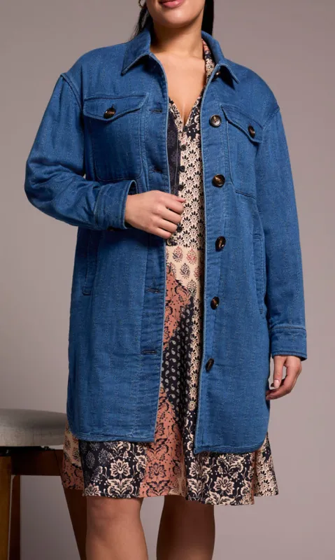 Quilted Button Down Shacket sold by Revolution Boutique