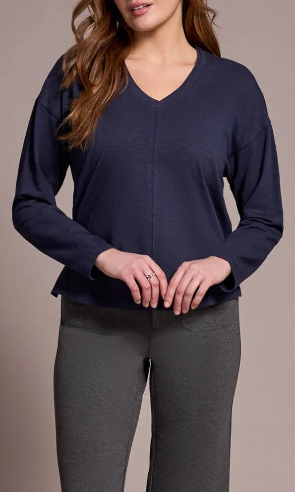 Flatlock Slub Knit Top sold by Revolution Boutique product image thumbnail 3