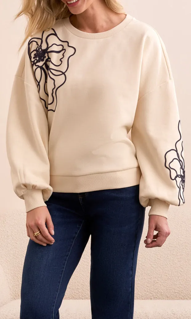 Embroidered Floral Detail Top sold by Revolution Boutique product image thumbnail 3