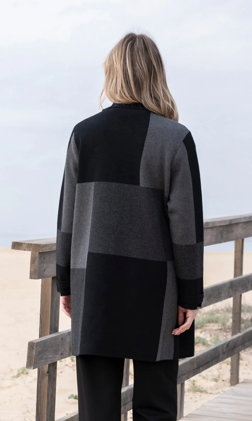 Color Block Button Front Jacket sold by Revolution Boutique product image thumbnail 2