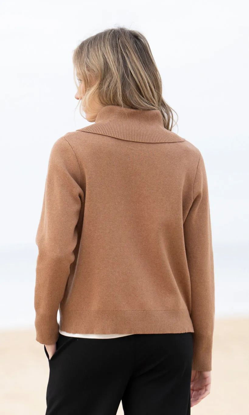 Button Placket Polo Sweater sold by Revolution Boutique product image thumbnail 2