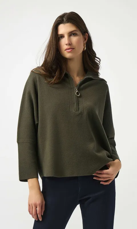 Ribkoff Zip Front Sweater sold by Revolution Boutique