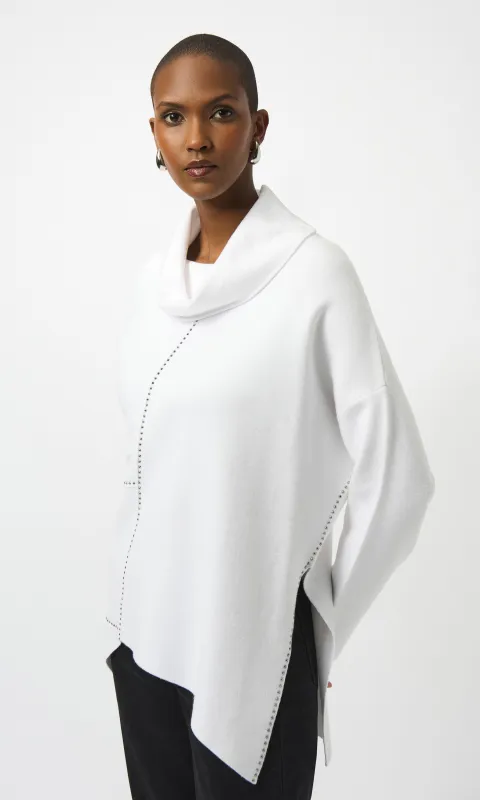 Ribkoff Asymmetrical Cowl Neck Sweater sold by Revolution Boutique