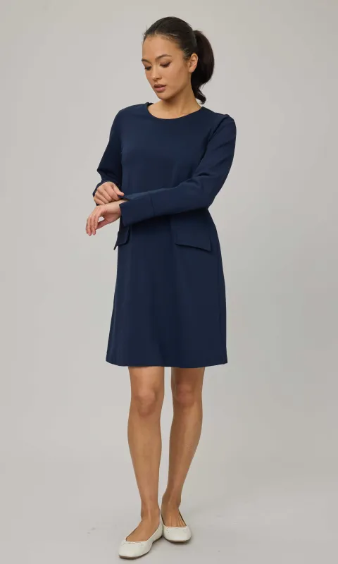 Lucia Ponte Dress sold by Revolution Boutique