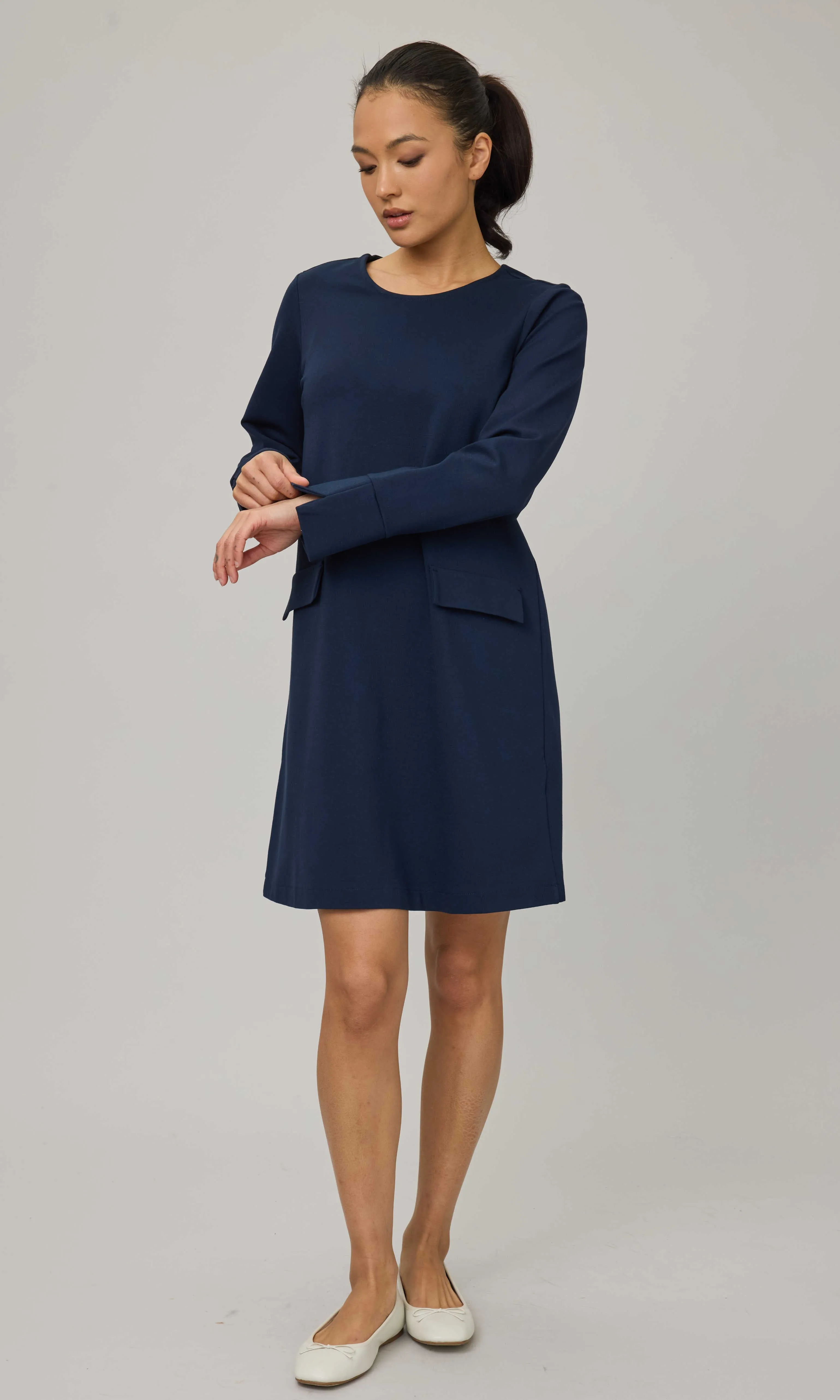 Lucia Ponte Dress sold by Revolution Boutique