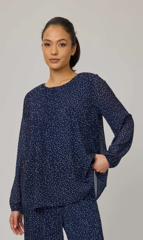 Georgette Plisse Blouse sold by Revolution Boutique