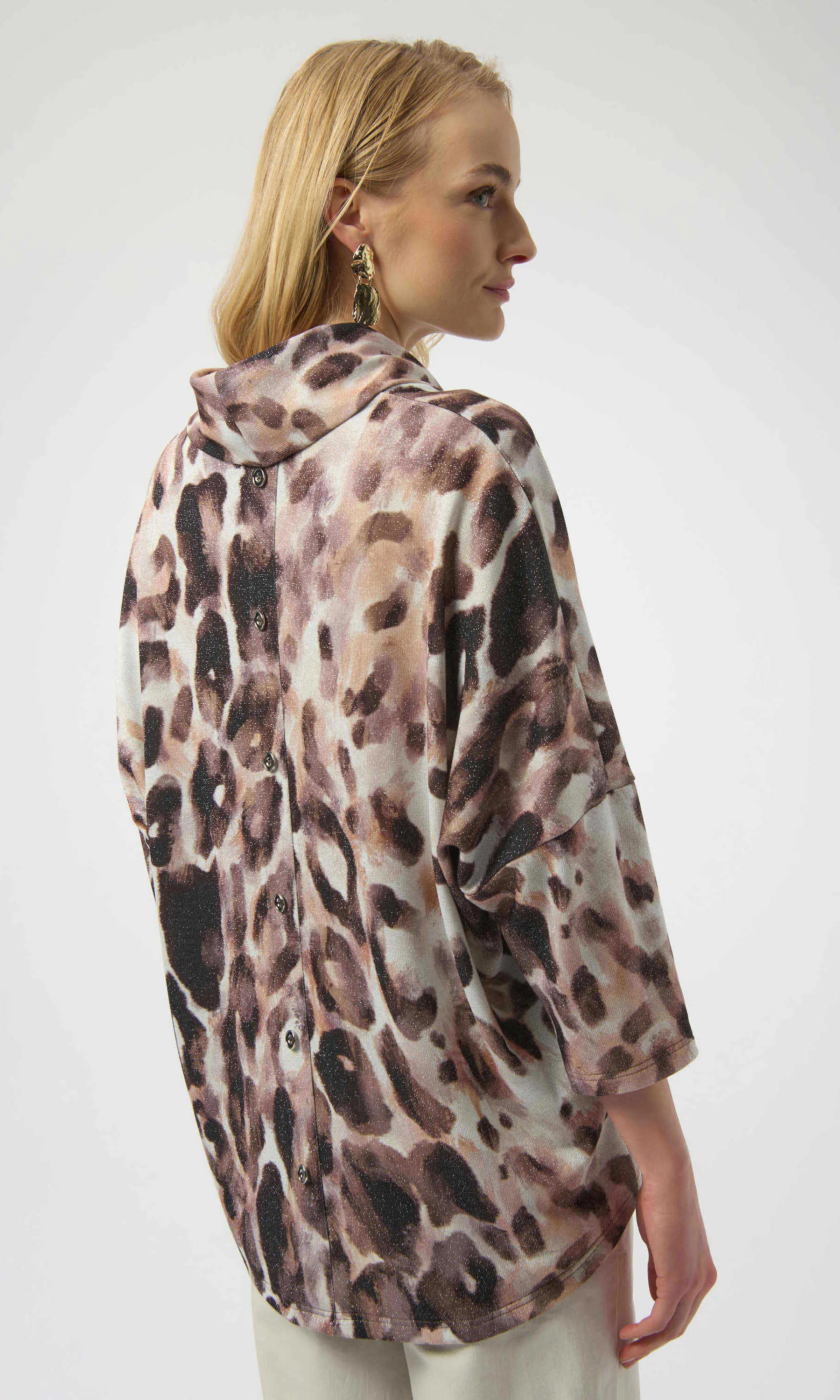 Ribkoff Cowl Neck Animal Tunic sold by Revolution Boutique product image thumbnail 2