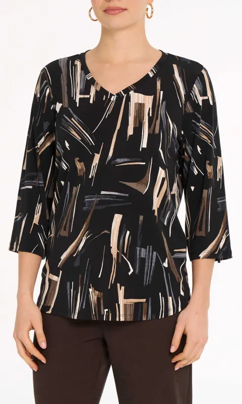 V-Neck Jersey Top sold by Revolution Boutique