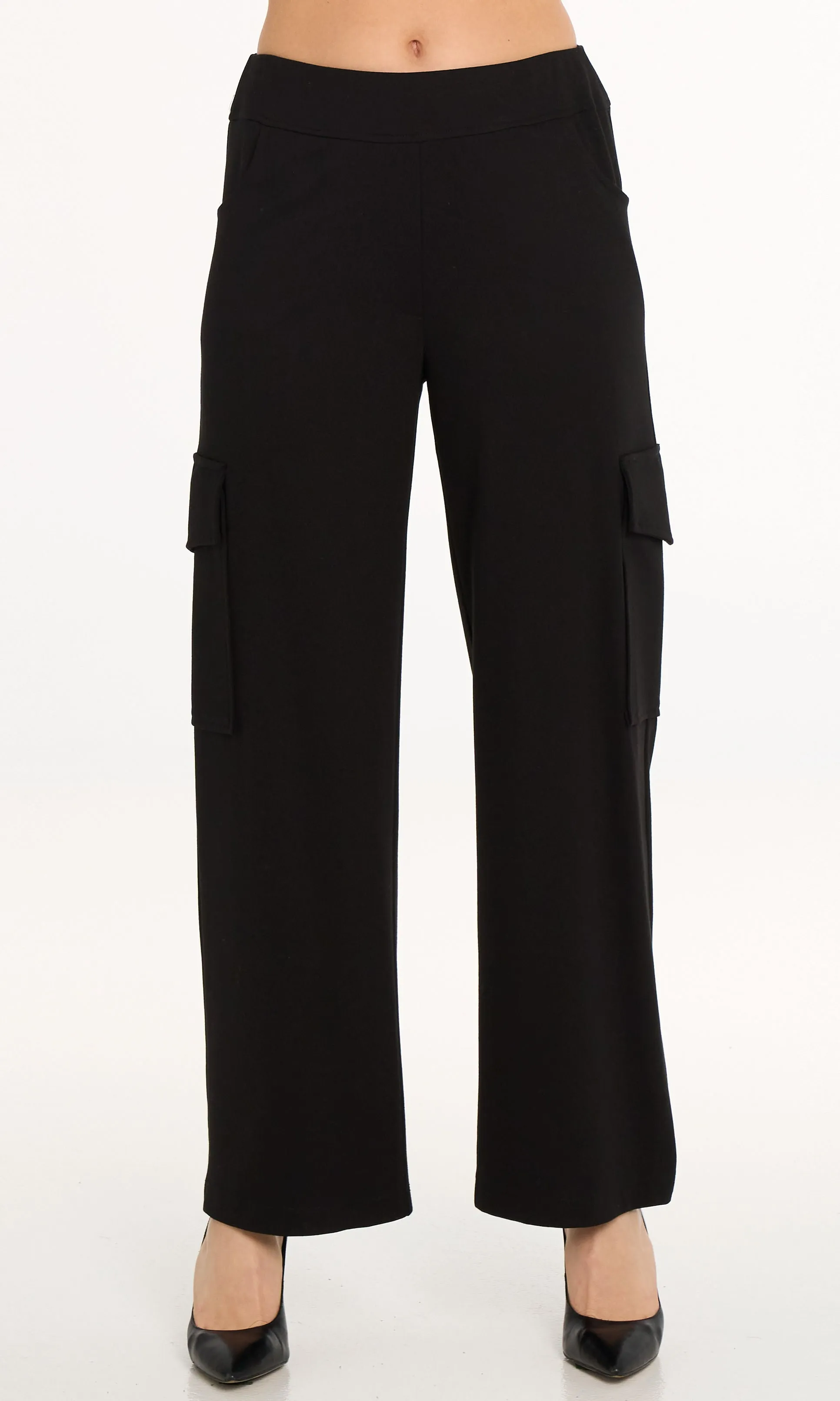 Wide-Leg Cargo Pants sold by Revolution Boutique
