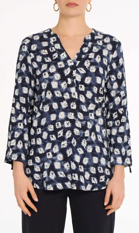 Button Detail Placket Blouse sold by Revolution Boutique