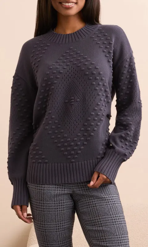 Textured Crew Neck Sweater sold by Revolution Boutique