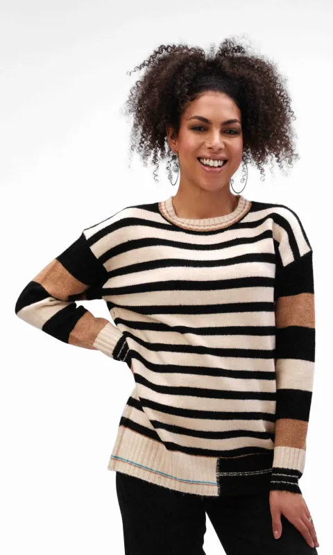 Ribbed Trim Sweater sold by Revolution Boutique