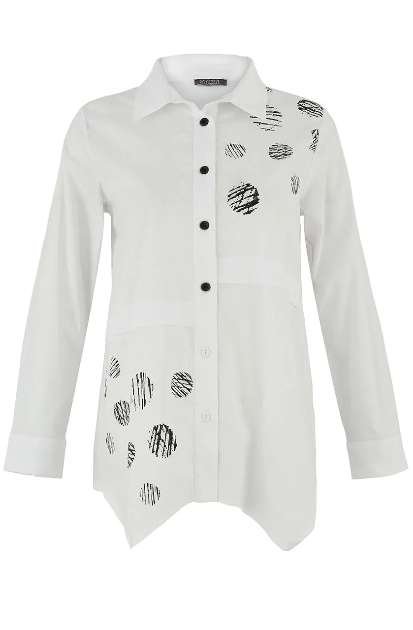 Asymmetrical Hem Blouse sold by Revolution Boutique